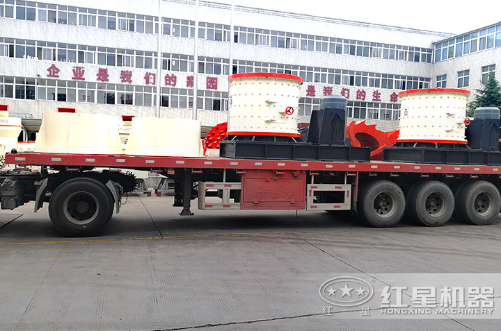 玻璃粉碎設備廠家發貨現場，快速投產用戶生產現場